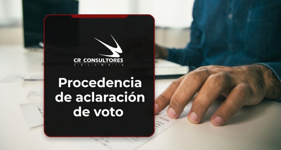 Procedencia de aclaración de voto