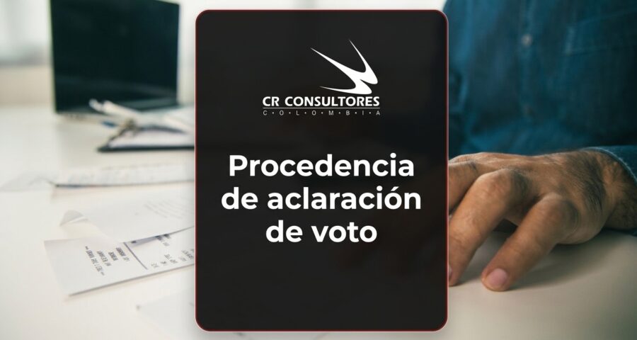 Procedencia de aclaración de voto