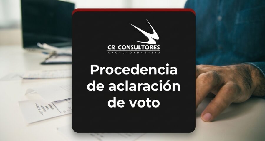 Procedencia de aclaración de voto