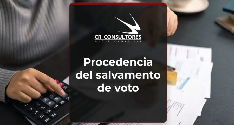Procedencia del salvamento de voto