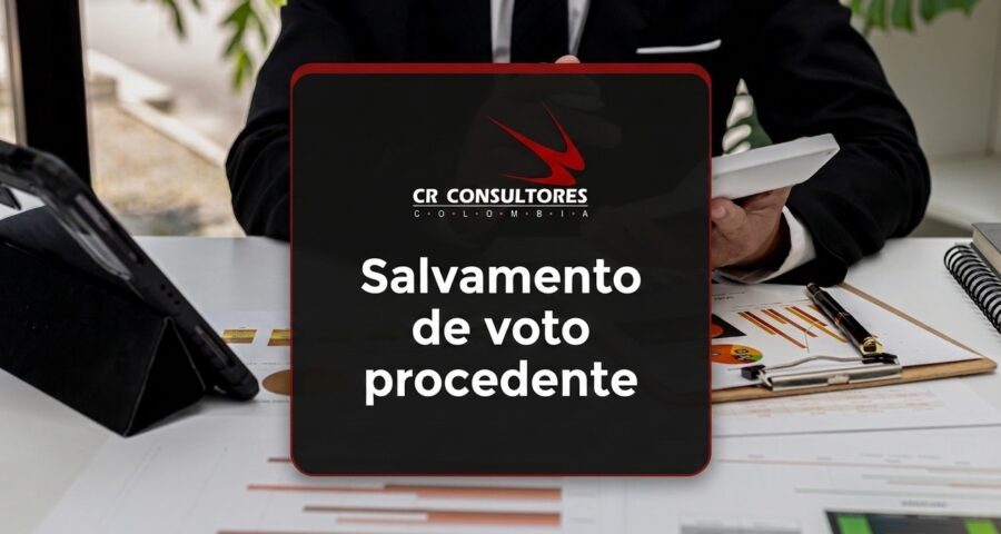 Salvamento de voto procedente