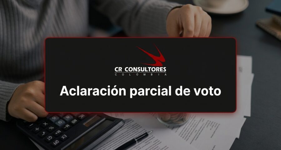 Aclaración parcial de voto