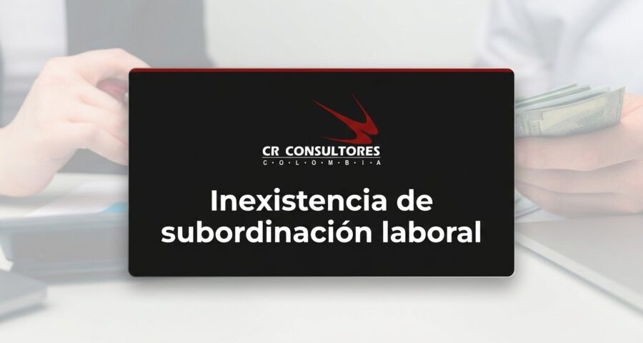 Inexistencia de subordinación laboral