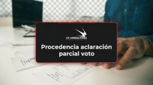 Procedencia aclaración parcial voto – Fecha Publicación: 31/07/2026