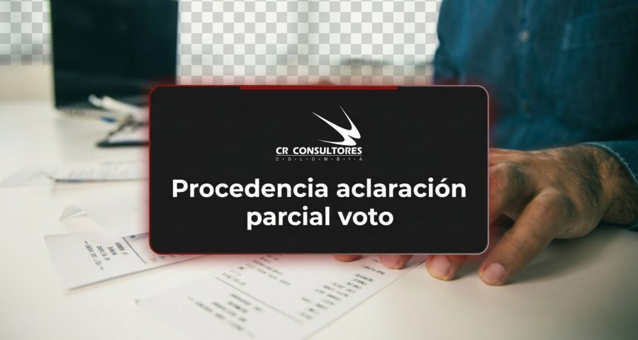 Procedencia aclaración parcial voto