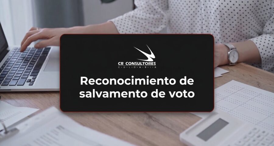 Reconocimiento de salvamento de voto