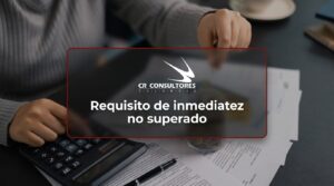 Requisito de inmediatez no superado – Fecha Publicación: 20/08/2026
