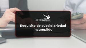 Requisito de subsidiariedad incumplido – Fecha Publicación: 13/08/2026