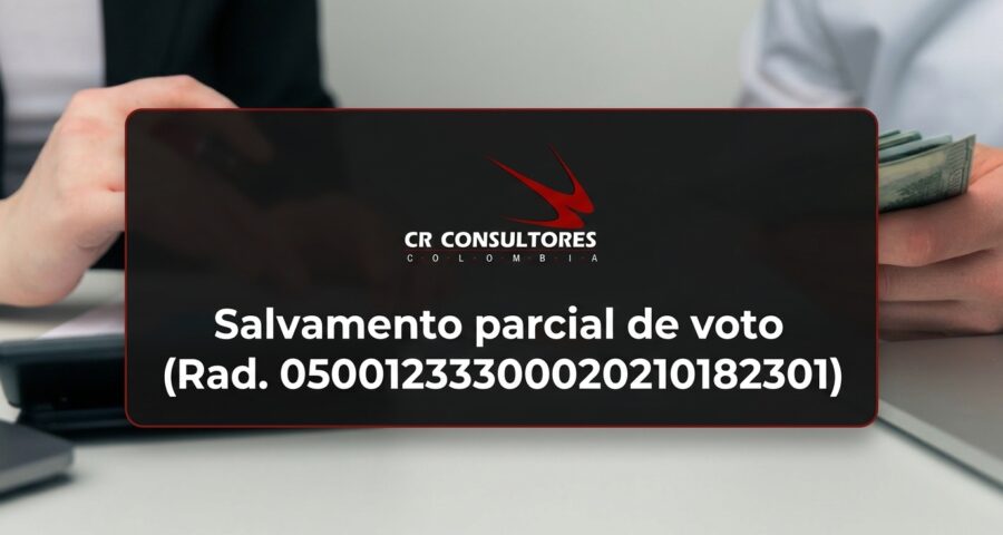 Salvamento parcial de voto (Rad. 05001233300020210182301)