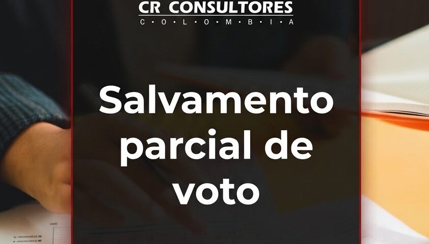 Salvamento parcial de voto