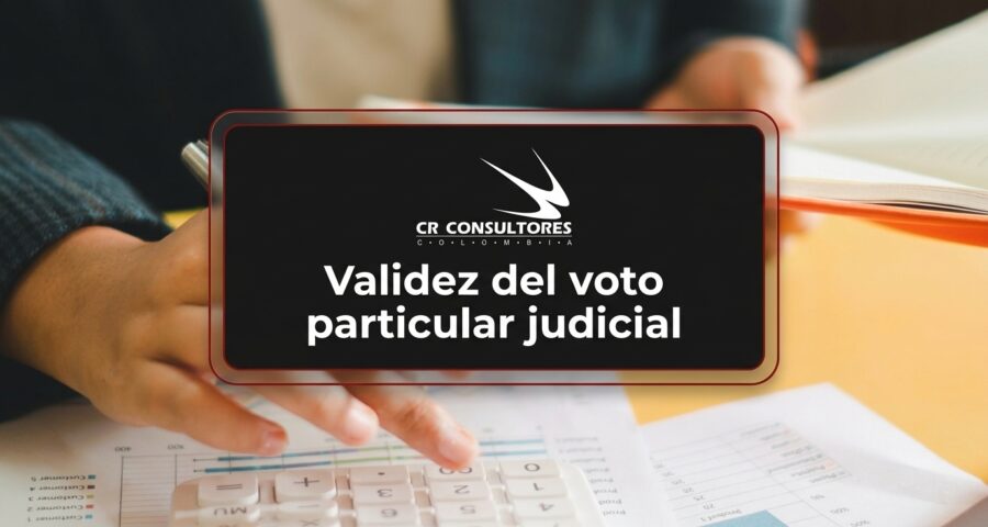 Validez del voto particular judicial