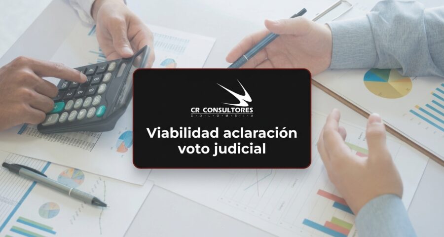 Viabilidad aclaración voto judicial