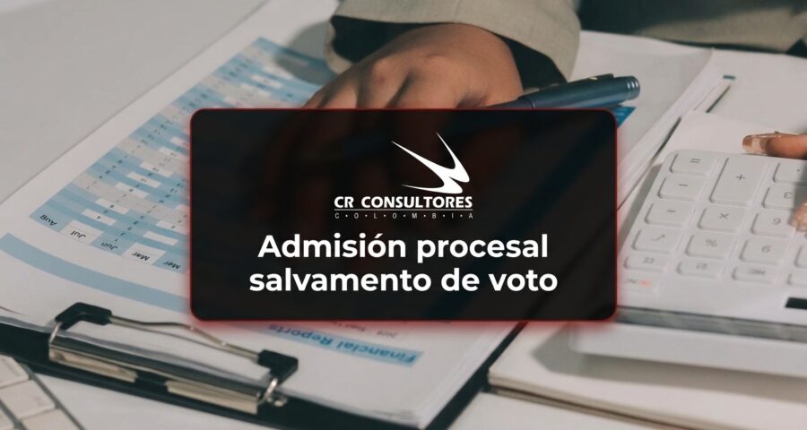Admisión procesal salvamento de voto