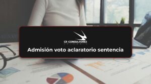 Admisión voto aclaratorio sentencia – Fecha Publicación: 23/09/2026