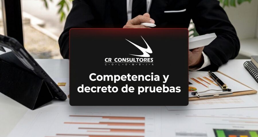 Competencia y decreto de pruebas