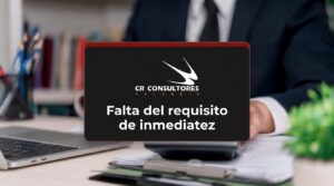 Falta del requisito de inmediatez – Fecha Publicación: 17/09/2026