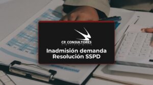 Inadmisión demanda Resolución SSPD – Fecha Publicación: 25/08/2026