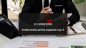 Irrelevancia prima especial Ley 4 – Fecha Publicación: 03/09/2026