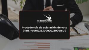 Procedencia de aclaración de voto (Rad. 76001233300020230061501) – Fecha Publicación: 16/09/2026