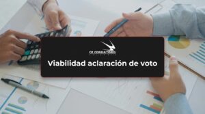 Viabilidad aclaración de voto – Fecha Publicación: 28/08/2026