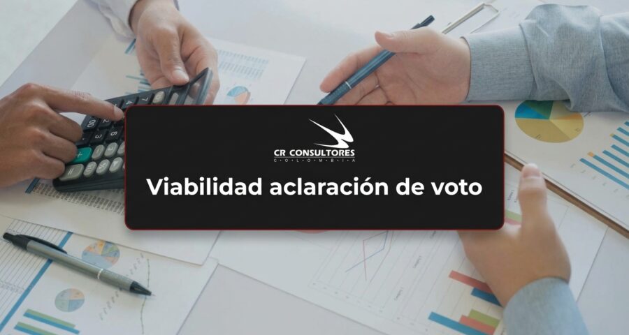 Viabilidad aclaración de voto