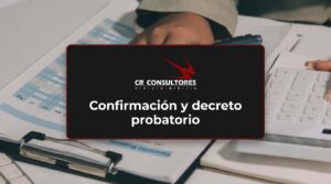 Confirmación y decreto probatorio – Fecha Publicación: 23/09/2026