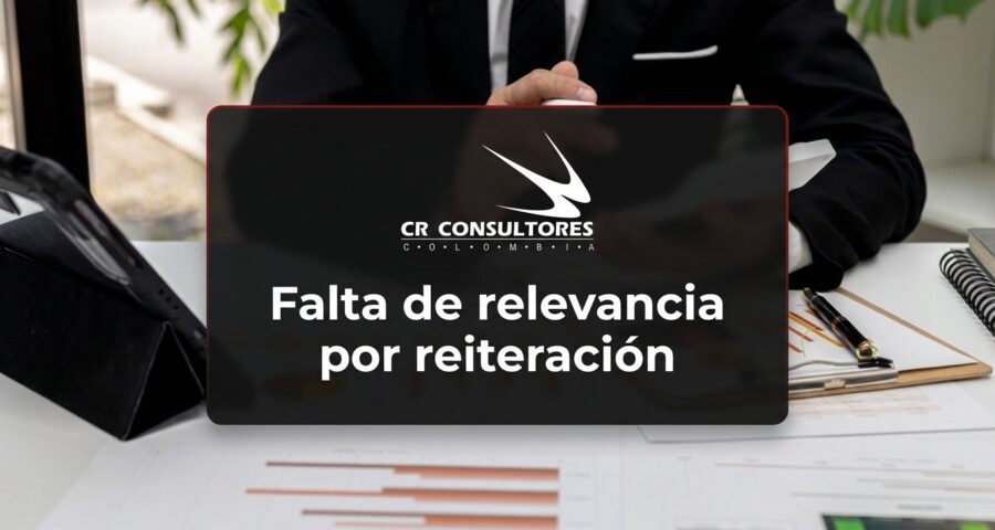 Falta de relevancia por reiteración
